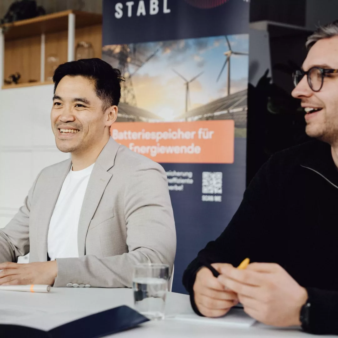 The C-level team at STABL Energy company working together