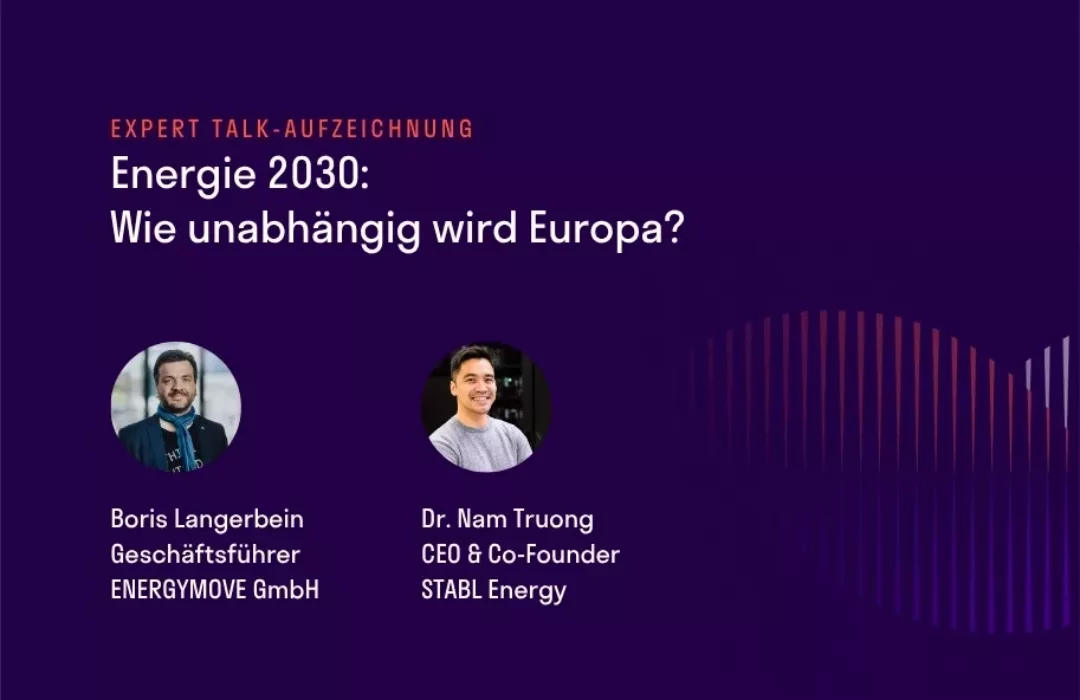 Expert Talk Aufzeichnung Status quo Energiewende