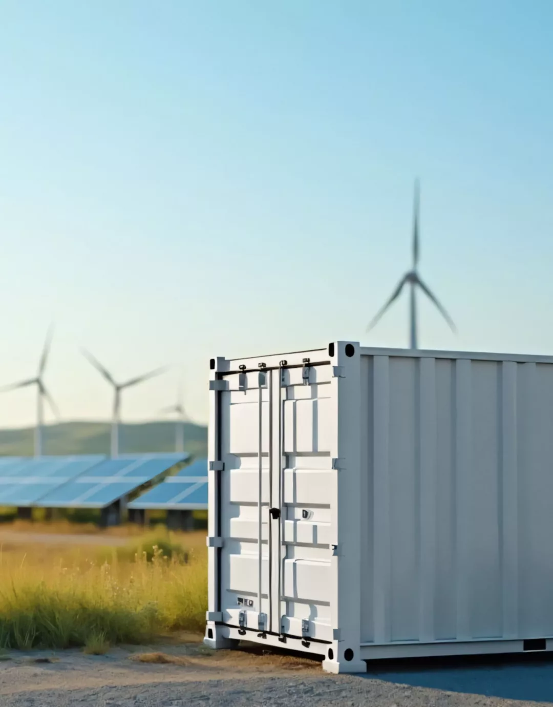 Batteriespeicher in Co-Location zu PV- und Windpark