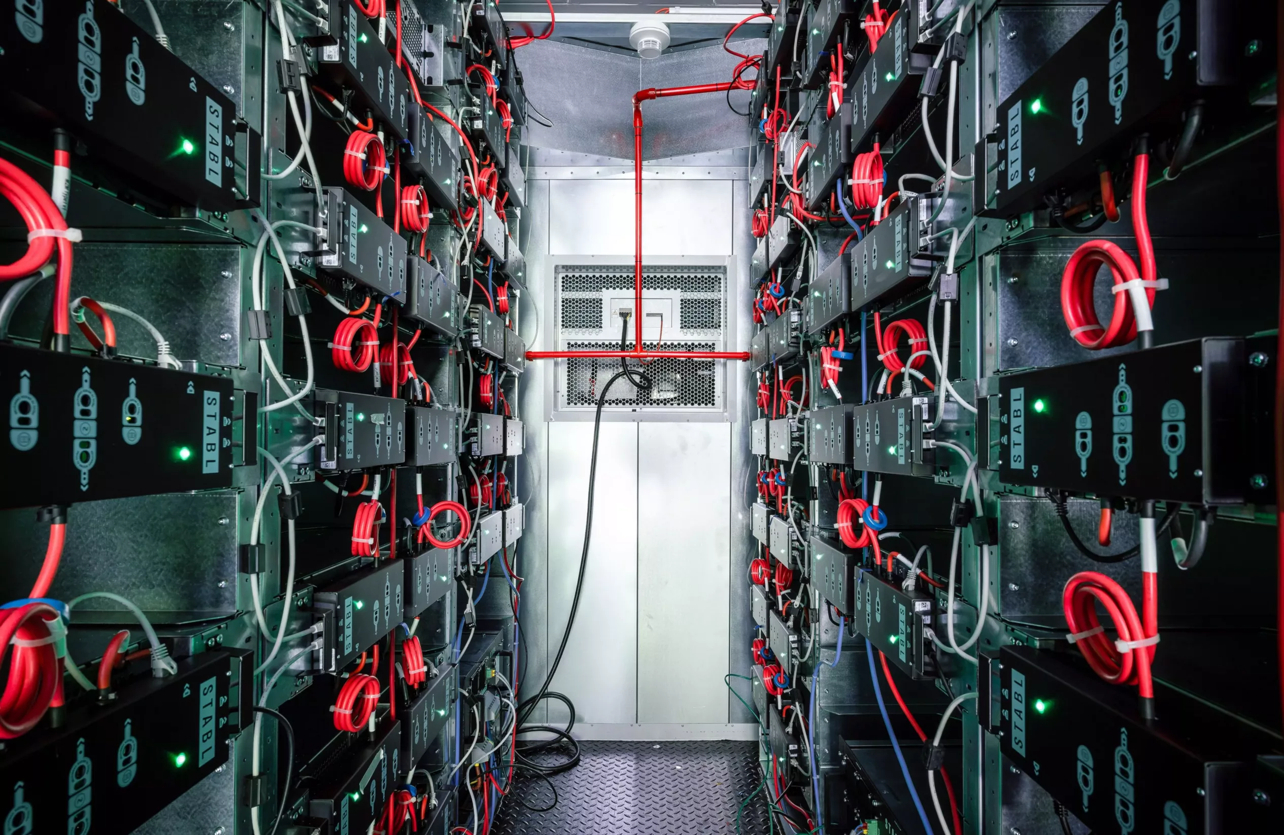 Second-life battery storage for buffer storage